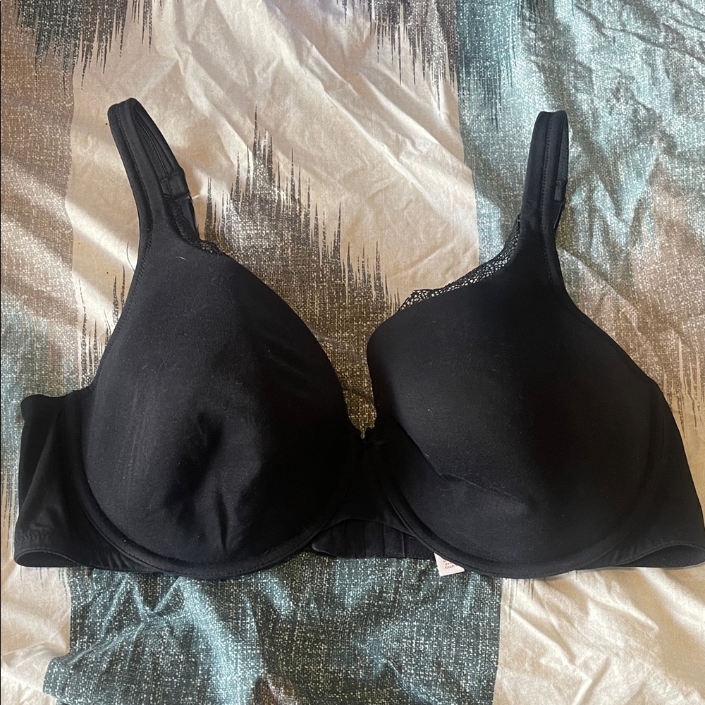 Black Lightly Lined T-shirt Bra